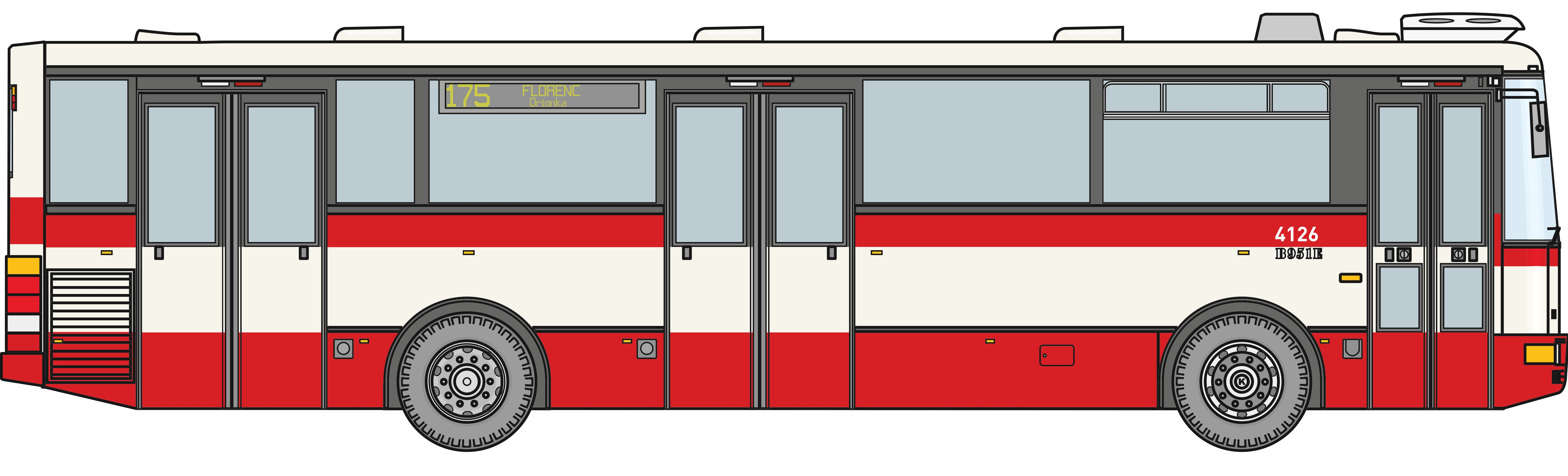 Nákres autobusu